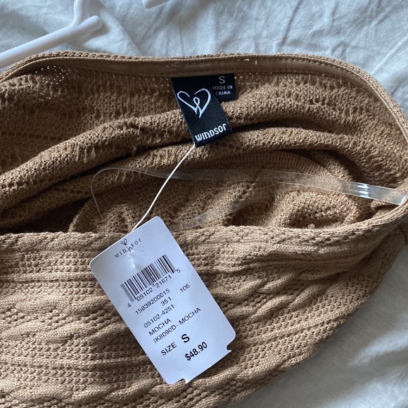 Windsor tan knit dress - Picture 4 of 4